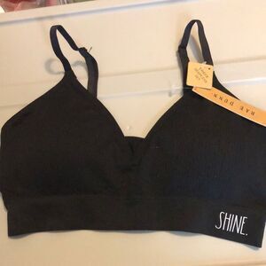 Rae Dunn 3 piece seamless set black NWT